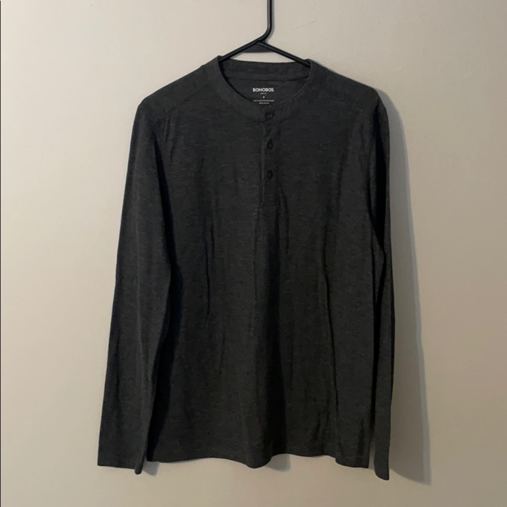Bonobos Long Sleeve Shirt Slim Fit